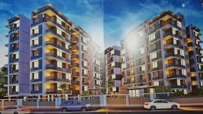 Image of 1179 Sq.ft 2 BHK Apartment / Flat for sale in Corus Exotica, Chandlodia, Ahmedabad for Rs. 6600000