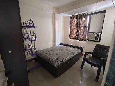 Bedroom Image of 650 Sq.ft 1 BHK Apartment / Flat for rent in Laxmi Narayan Complex, Kopar Khairane Navi Mumbai for Rs. 32000