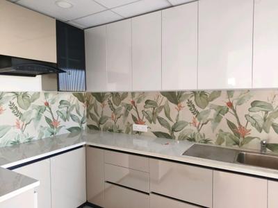 Kitchen Image of 1400 Sq.ft 2 BHK Apartment / Flat for rent in Godrej Air, Sector 85 Gurgaon for Rs. 40000