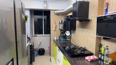 Kitchen Image of 428 Sq.ft 1 BHK Apartment / Flat for sale in Kamanwala Manavsthal, Malad West Mumbai for Rs. 10800000