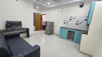 Hall Image of 690 Sq.ft 1 BHK Apartment / Flat for rent in Madhapur Hyderabad for Rs. 29999