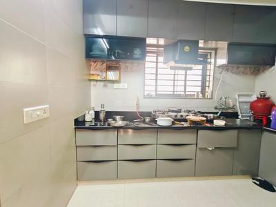 Kitchen Image of 1500 Sq.ft 4 BHK Independent House for sale in Thaltej Ahmedabad for Rs. 22000000