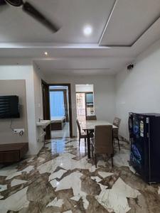 Hall Image of 750 Sq.ft 1 BHK Builder Floor for rent in Scheme No 114 Indore for Rs. 21000