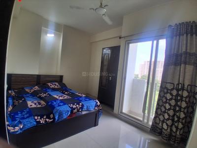 Bedroom Image of 1250 Sq.ft 2 BHK Apartment / Flat for rent in Kalp Nishang II, Gotri Vadodara for Rs. 17000