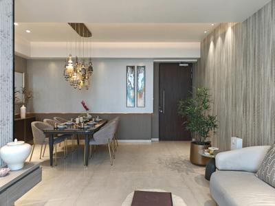 Living Room Image of 992 Sq.ft 3 BHK Apartment / Flat for sale in Raunak Centrum, Chembur Mumbai for Rs. 30000000