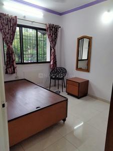 Bedroom Image of 1200 Sq.ft 3 BHK Apartment / Flat for rent in Prajapati Park, Kopar Khairane Navi Mumbai for Rs. 75000