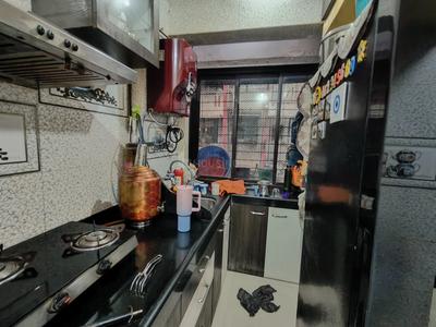 Kitchen Image of 670 Sq.ft 1 BHK Apartment / Flat for sale in Dive Pearl, Airoli Navi Mumbai for Rs. 8300000