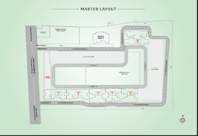 Image of 2527 Sq.ft 4 BHK Apartment / Flat for sale in Venkatesh Vanaya wing I And J Phase 2, Kharadi, Pune for Rs. 24500000