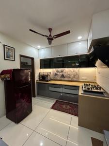 Kitchen Image of 2150 Sq.ft 3 BHK Apartment / Flat for rent in Darshanam Club Life, Undera Vadodara for Rs. 45000