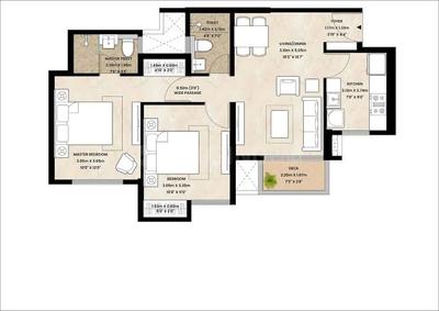 Image of 900 Sq.ft 2 BHK Apartment / Flat for sale in Malad West, Mumbai for Rs. 28500000