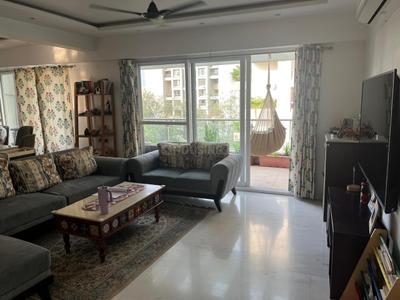 Hall Image of 2100 Sq.ft 3 BHK Apartment / Flat for rent in Mira Residency, Kalyani Nagar Pune for Rs. 130000