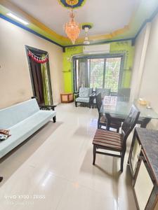 Living Room Image of 900 Sq.ft 2 BHK Apartment / Flat for rent in Virat Tower, Kalwa Thane for Rs. 35000