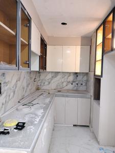 Kitchen Image of 950 Sq.ft 3 BHK Builder Floor for sale in Bharat Vihar New Delhi for Rs. 9100000