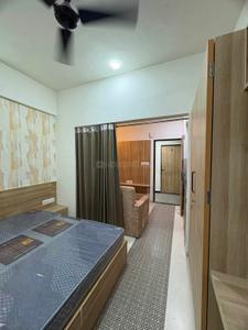 Bedroom Image of 563 Sq.ft 1 BHK Apartment / Flat for rent in Mahalakshmi Nagar Indore for Rs. 16000
