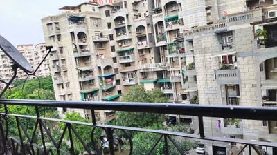 Balcony Image of 1800 Sq.ft 3 BHK Apartment / Flat for rent in Crescent Apartment, Sector 18 Dwarka New Delhi for Rs. 45000
