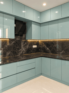 Kitchen Image of 1820 Sq.ft 3 BHK Apartment / Flat for sale in Vasavi GP Trends, Financial District Hyderabad for Rs. 25550000