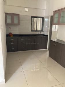 Kitchen Image of 1200 Sq.ft 3 BHK Apartment / Flat for rent in Darshanam Club Life Phase Il, Undera Vadodara for Rs. 26000