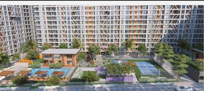 Image of 1400 Sq.ft 3 BHK Apartment / Flat for sale in K Town, Kiwale, Pune for Rs. 9500000
