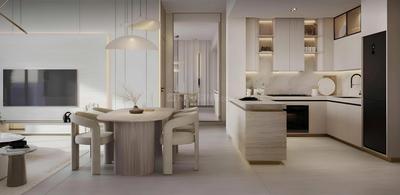 Kitchen Image of 786 Sq.ft 1 BHK Apartment / Flat for sale in Deira Islands Dubai for Rs. 48856382