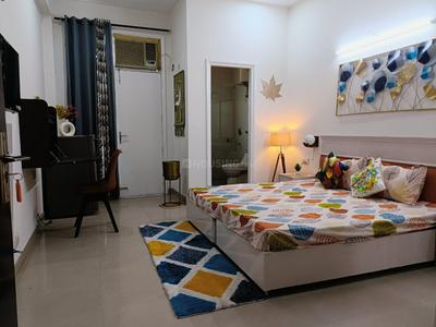 Bedroom Image of 420 Sq.ft 1 RK Builder Floor for rent in Sector 52 Gurgaon for Rs. 20500