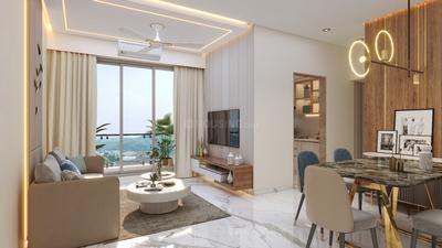 Living Room Image of 1055 Sq.ft 2 BHK Apartment / Flat for sale in Sukruth Avadh, Bhiwandi Thane for Rs. 5599000