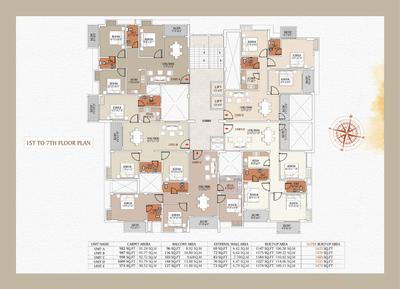 Image of 2210 Sq.ft 3 BHK Penthouse for sale in Noonmati, Guwahati for Rs. 10500000