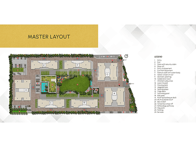 Image of 2512 Sq.ft 4 BHK Apartment / Flat for sale in Adani Archway, Jagatpur, Ahmedabad for Rs. 16900000