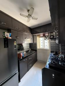 Kitchen Image of 1200 Sq.ft 3 BHK Apartment / Flat for rent in Lodha Amara, Kolshet Thane for Rs. 65000