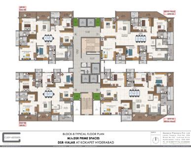 Image of 3242 Sq.ft 4 BHK Apartment / Flat for sale in Kokapet, Hyderabad for Rs. 34041000