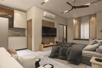Bedroom Image of 560 Sq.ft 1 BHK Apartment / Flat for sale in The Century Garden, Bhankrota Jaipur for Rs. 3000000
