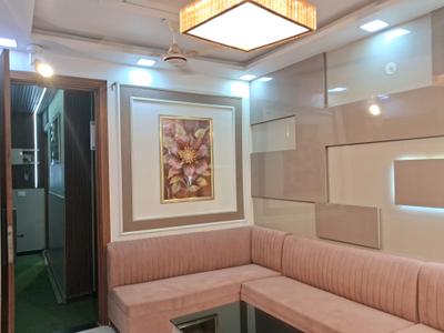 Living Room Image of 920 Sq.ft 3 BHK Builder Floor for rent in Dwarka Mor New Delhi for Rs. 33000