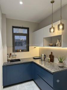 Kitchen Image of 1080 Sq.ft 1 BHK Builder Floor for rent in DLF Phase 3 Gurgaon for Rs. 40000