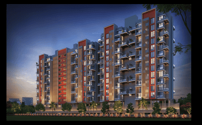 Image of 960 Sq.ft 2 BHK Apartment / Flat for sale in City One Square, Kiwale, Pune for Rs. 6300000