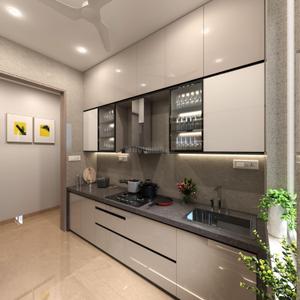 Kitchen Image of 900 Sq.ft 2 BHK Apartment / Flat for sale in Cllaro Urban Grandeur, Mira Road East Mira Bhayandar for Rs. 11599000
