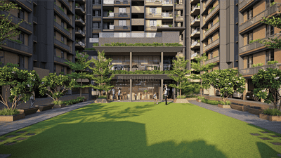 Image of 1850 Sq.ft 3 BHK Apartment / Flat for sale in South Bopal, Ahmedabad for Rs. 7500000