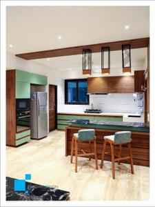 Kitchen Image of 3330 Sq.ft 4 BHK Apartment / Flat for sale in Nikol Ahmedabad for Rs. 25000000
