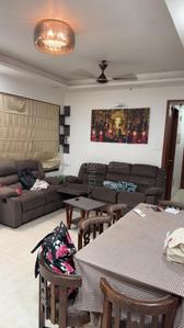 Living Room Image of 1150 Sq.ft 2 BHK Apartment / Flat for rent in Raja Bahadur Pittie Kourtyard D Tower, Kharadi Pune for Rs. 50000