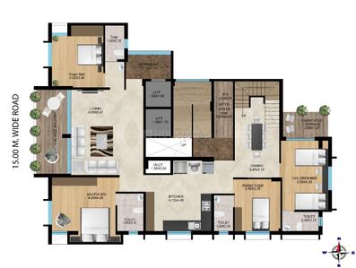 Image of 4400 Sq.ft 4 BHK Apartment / Flat for sale in Shreerang Nagar, Nashik for Rs. 25000000