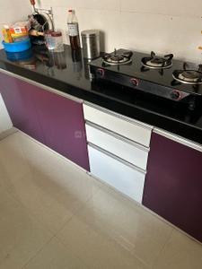 Kitchen Image of 1650 Sq.ft 2.5 BHK Apartment / Flat for rent in Adani Elysium, Shantigram Ahmedabad for Rs. 35000