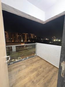 Balcony Image of 2205 Sq.ft 3 BHK Apartment / Flat for rent in Shyam Milestone Regalia, Vesu Surat for Rs. 42000