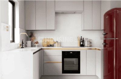 Kitchen Image of 900 Sq.ft 2 BHK Apartment / Flat for sale in Shivam Grand, Jagatpura Jaipur for Rs. 4500000