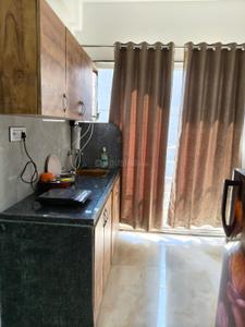 Kitchen Image of 500 Sq.ft 1 BHK Builder Floor for rent in Mahalakshmi Nagar Indore for Rs. 21000