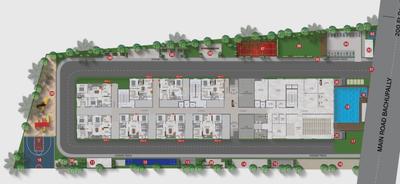 Image of 1355 Sq.ft 3 BHK Apartment / Flat for sale in Madhapur, Hyderabad for Rs. 7452500