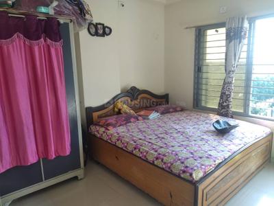 Bedroom Image of 1140 Sq.ft 2 BHK Apartment / Flat for rent in Shree Muniji Anand Exotica, Khanpur Vadodara for Rs. 9000