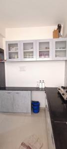 Kitchen Image of 680 Sq.ft 1 BHK Apartment / Flat for sale in Tragad Ahmedabad for Rs. 3650000