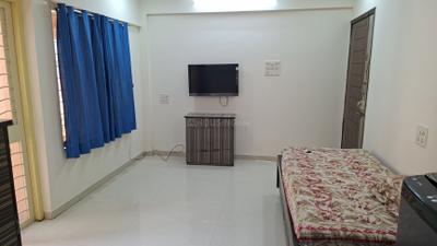 Living Room Image of 621 Sq.ft 1 BHK Apartment / Flat for rent in GK Rose Icon, Pimple Saudagar Pune for Rs. 26000