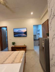 Bedroom Image of 400 Sq.ft 1 RK Studio for rent in HUDA Plot Sector 42, Sector 42 Gurgaon for Rs. 26500