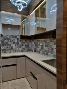 Kitchen Image of 400 Sq.ft 1 BHK Apartment / Flat for sale in Dwarka Mor New Delhi for Rs. 2450001