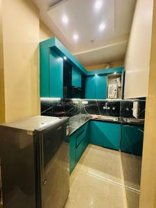 Kitchen Image of 450 Sq.ft 1 BHK Builder Floor for rent in Dwarka Mor New Delhi for Rs. 18500