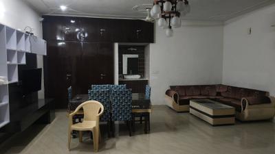 Living Room Image of 2100 Sq.ft 4 BHK Builder Floor for rent in Jamna Puri Jaipur for Rs. 20000